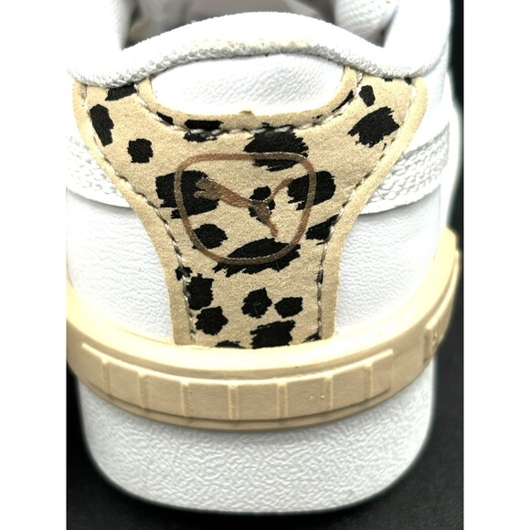Puma Jada Animal Leopard Print Toddler Sneaker Size 5C White Granola Black NNB - Picture 11 of 16